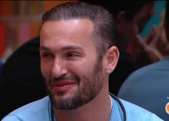 Diego Hypolito foi eliminado no 18º Paredão do BBB 25, na noite desta quinta-feira (17), após perder para Renata e Vitória Strada