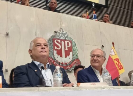 Ministros Márcio França e Geraldo Alckmin participam de evento do PSB em SP neste sábado (26/4) - Metrópoles