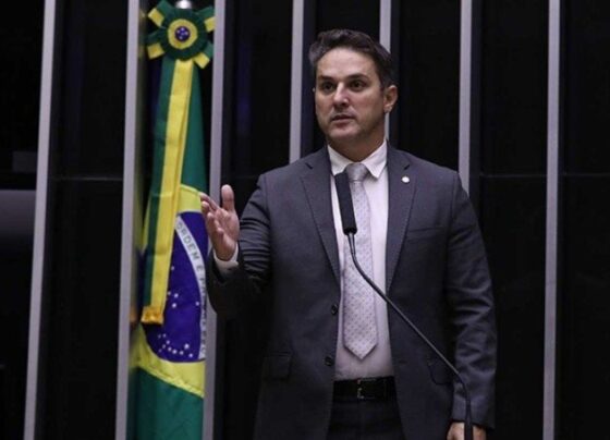 Deputado Zucco (PL-RS) saiu em defesa da cabeleireira Débora Rodrigues dos Santos -  (crédito: Reprodução/Câmara dos Deputados)