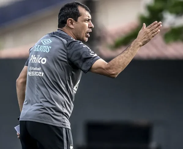 O Vasco anunciou, na noite deste domingo (27), a demissão de Fábio Carille do comando da equipe. Ele deixa o clube ainda na 6ª rodada do Campeonato Brasileiro.. Foto: Ivan Storti/Santos FC