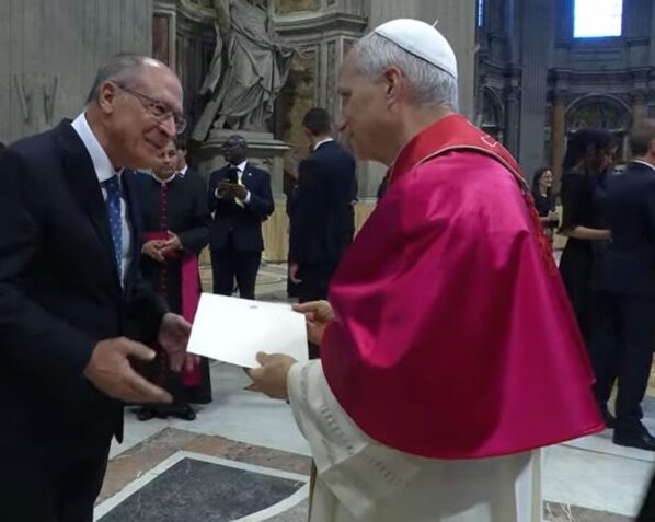 Geraldo Alckmin e papa Leão 14