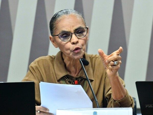 A reunião em que Marina foi atacada tratava da criação de quatro unidades de conservação marítimas no Amapá. Durante a audiência, porém, houve debates sobre temas como a exploração de petróleo na Margem Equatorial, o PL do Licenciamento Ambiental e a extensão da BR-319 -  (crédito:  Geraldo Magela/Agência Senado)