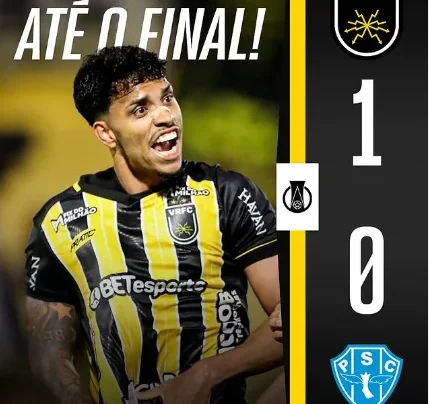 Volta Redonda vence o Paysandu e quebra tabu de 27 anos sem vitória na Série B