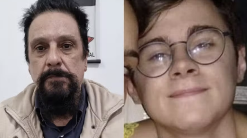 Cupertino (à esq.) matou Rafael Miguel (à dir.) e seus pais em 2019