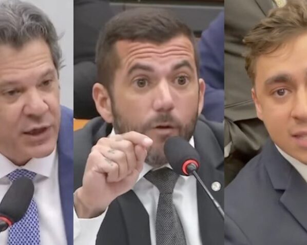 O ministro da Fazenda, Fernando Haddad, criticou nesta 4ª feira (11.jun.2025) os deputados Carlos Jordy (PL-RJ) e Nikolas Ferreira (PL-MG)