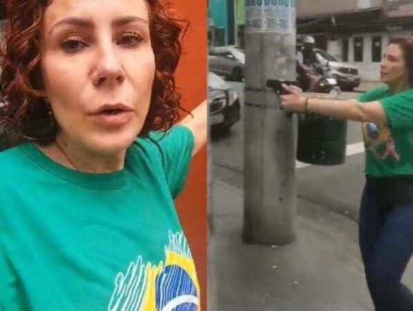 Carla Zambelli (PL-SP) persegue jornalista às vésperas do segundo turno das eleições de 2022 -  (crédito: Reprodução/Redes Sociais)